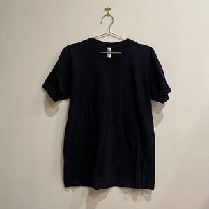 American Apparel Men’s Organic Cotton Black T-Shirt 3-Pack Medium